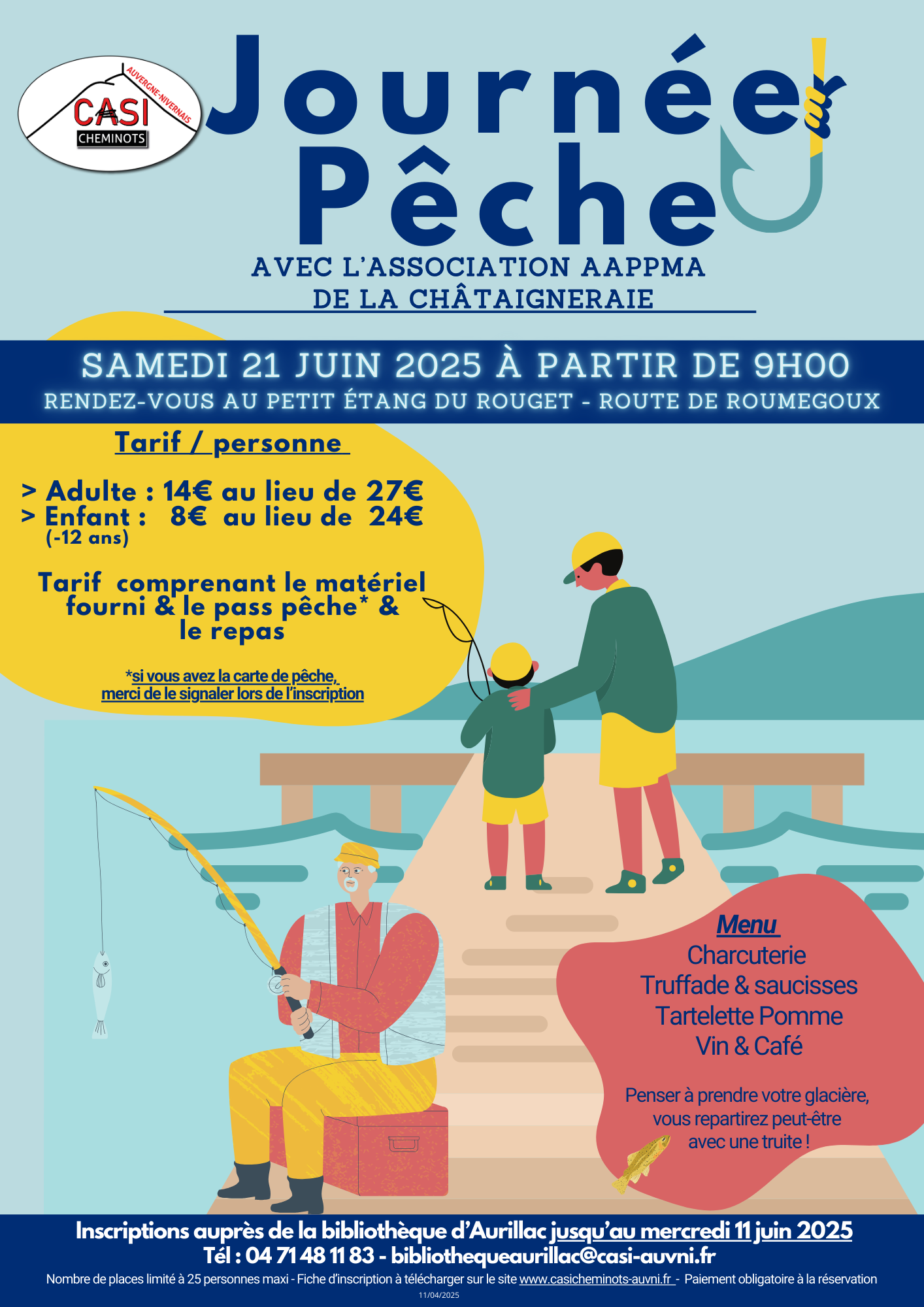 2025 Affiche Sortie Pêche Cantal 1