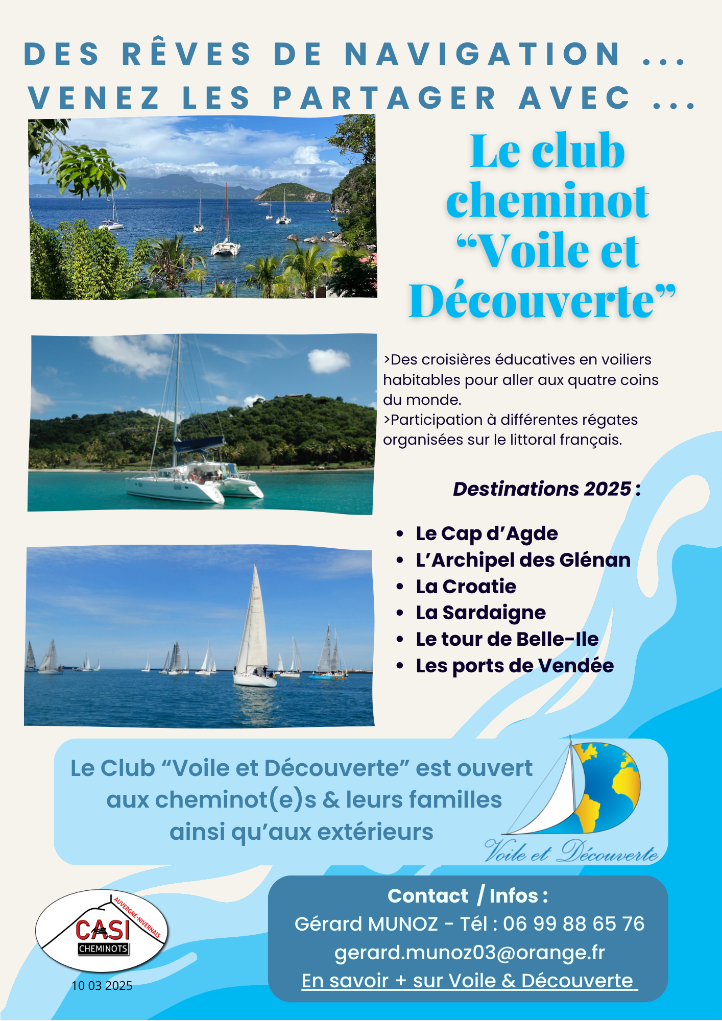 2025 Affiche Voile Découverte
