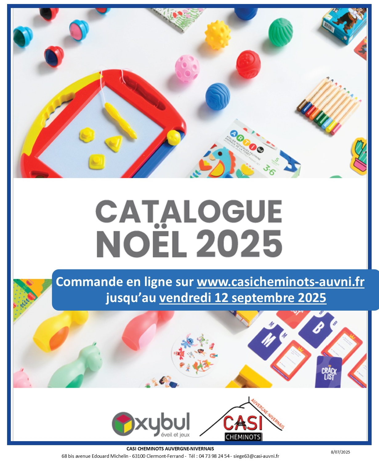 2025 Affiche couverture catalogue noel 2025