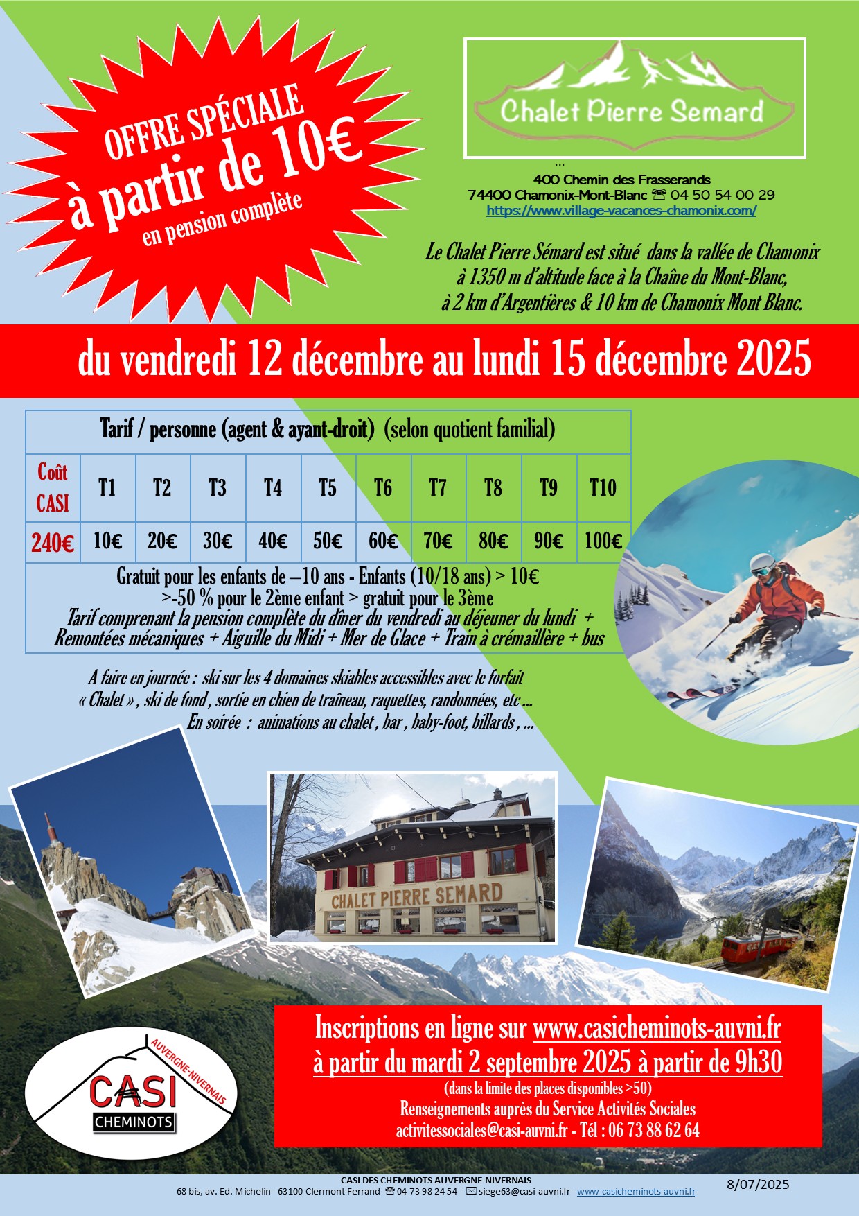 2025 Affiche définit Séjour Chalet P Sémard
