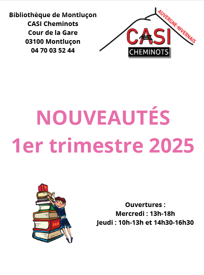 2025 Nouveautés site bib montlucon 1er trimestre