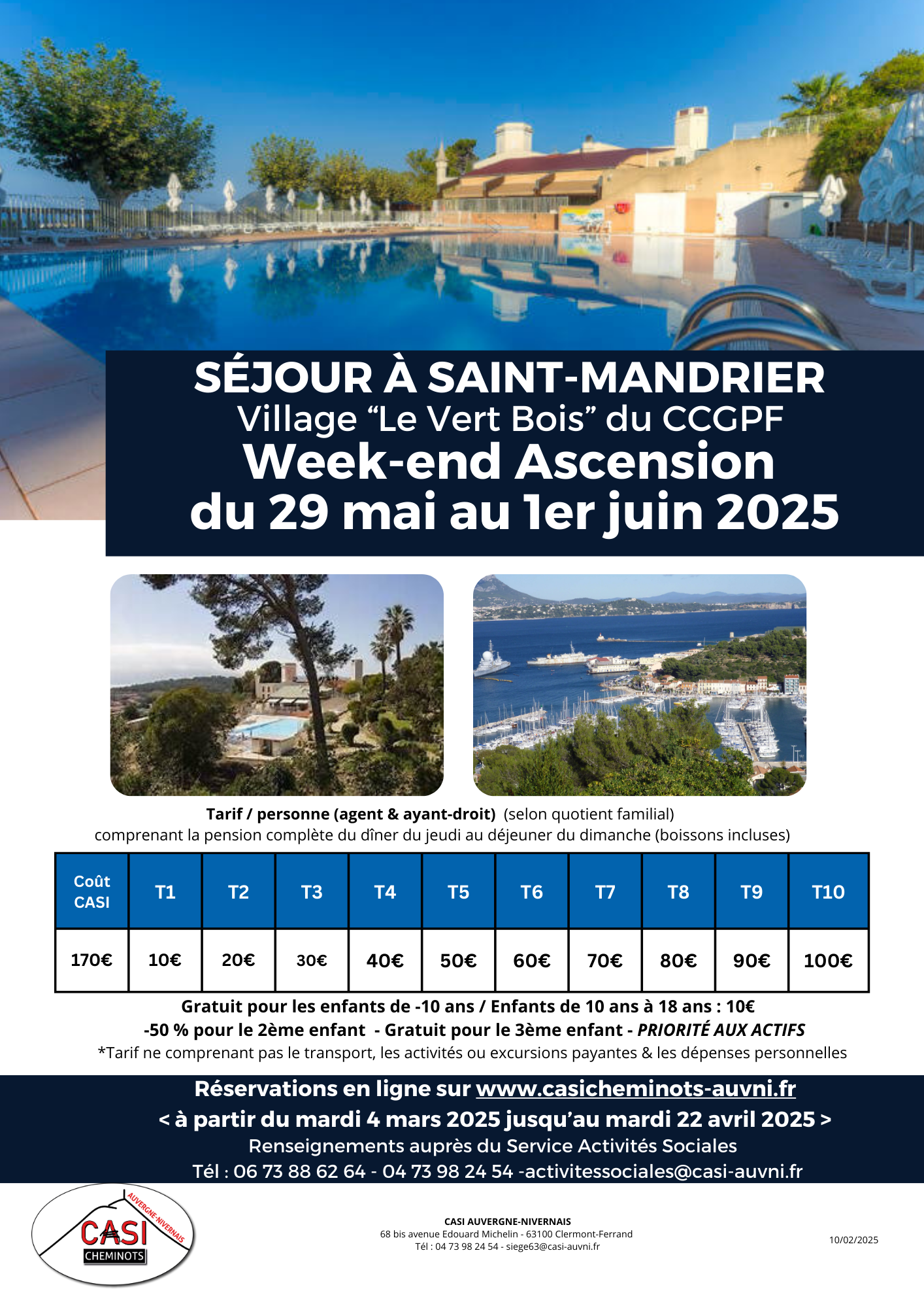 2025 SÉJOUR À SAINT MANDRIER 