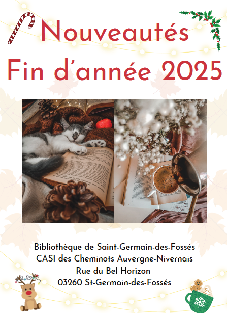 couvert nouveautés déc 2025 bib st germain 